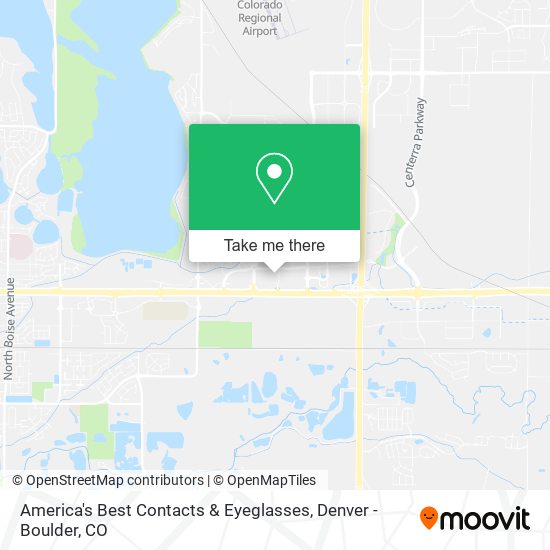 America's Best Contacts & Eyeglasses map