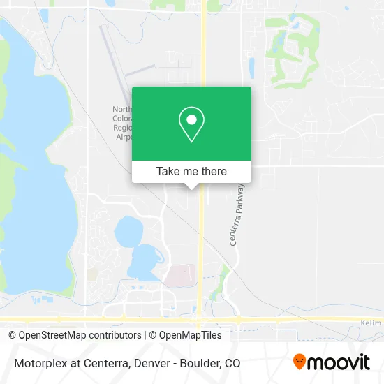 Motorplex at Centerra map