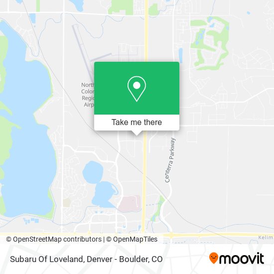 Mapa de Subaru Of Loveland