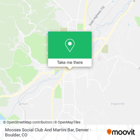 Mooses Social Club And Martini Bar map