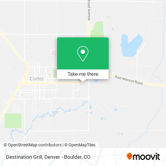 Destination Grill map