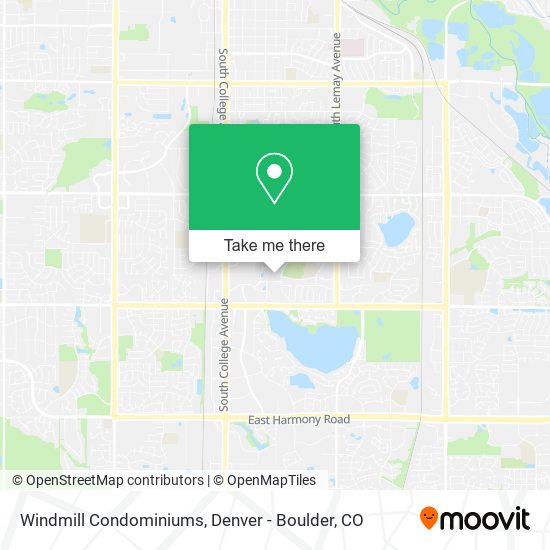 Mapa de Windmill Condominiums