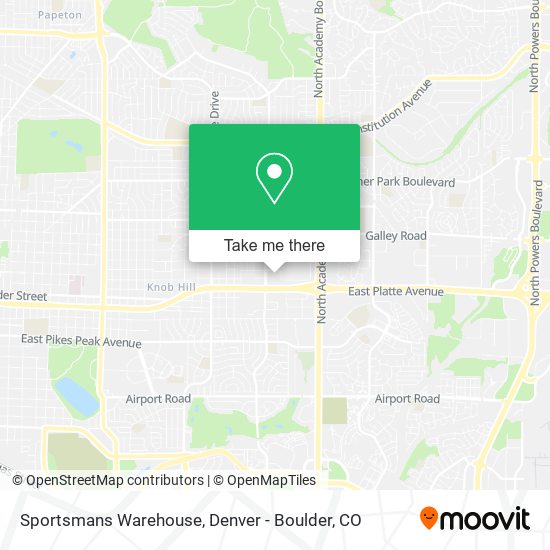 Sportsmans Warehouse map