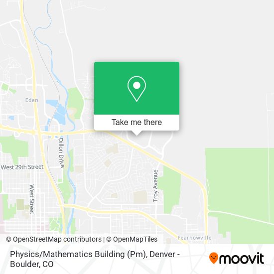 Mapa de Physics / Mathematics Building (Pm)
