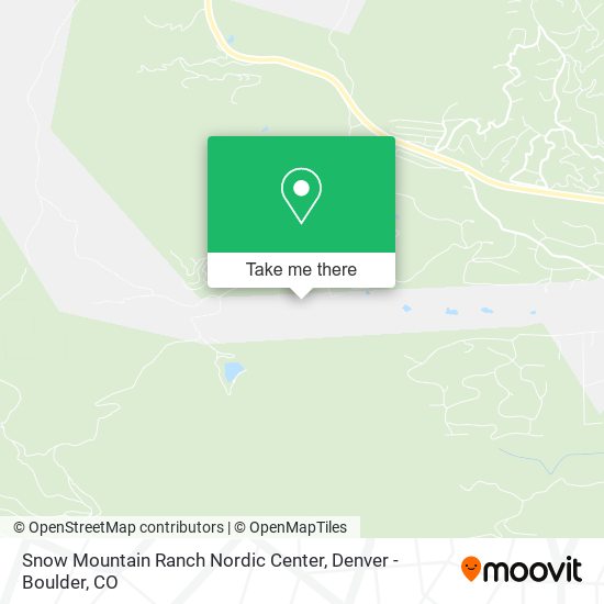 Snow Mountain Ranch Nordic Center map
