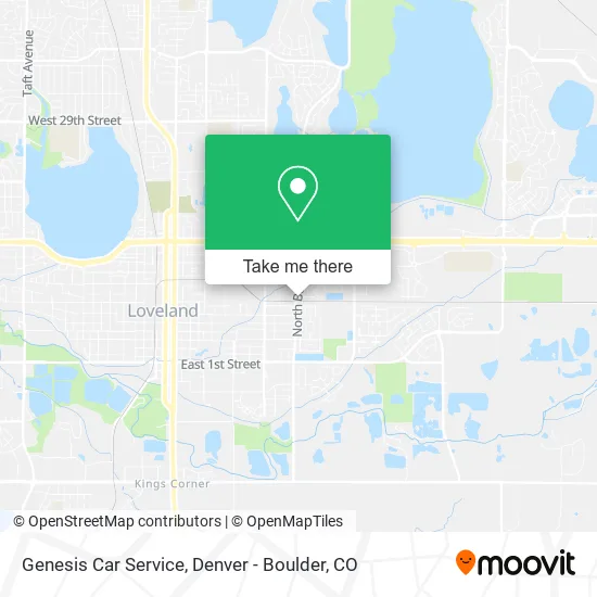 Mapa de Genesis Car Service