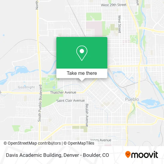 Davis Academic Building map