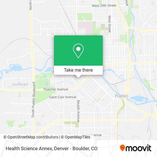 Health Science Annex map