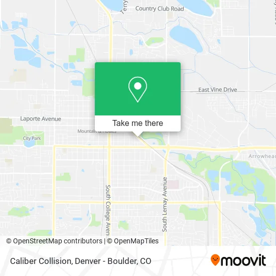 Caliber Collision map