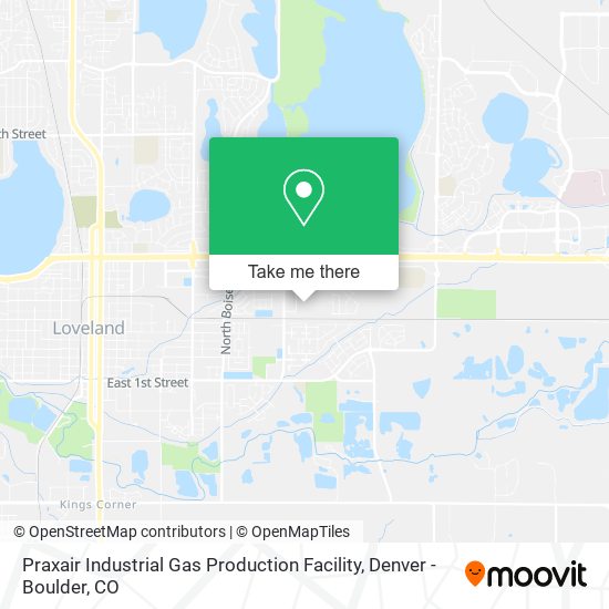 Praxair  Industrial Gas Production Facility map