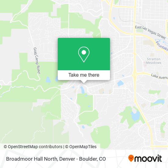 Broadmoor Hall North map