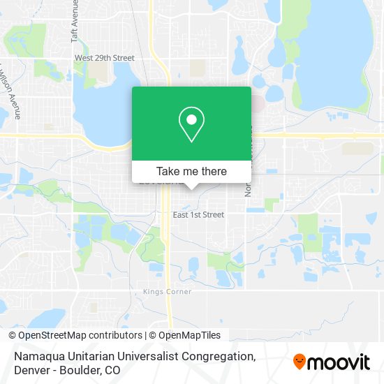 Namaqua Unitarian Universalist Congregation map