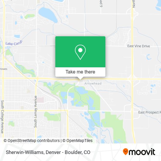 Sherwin-Williams map