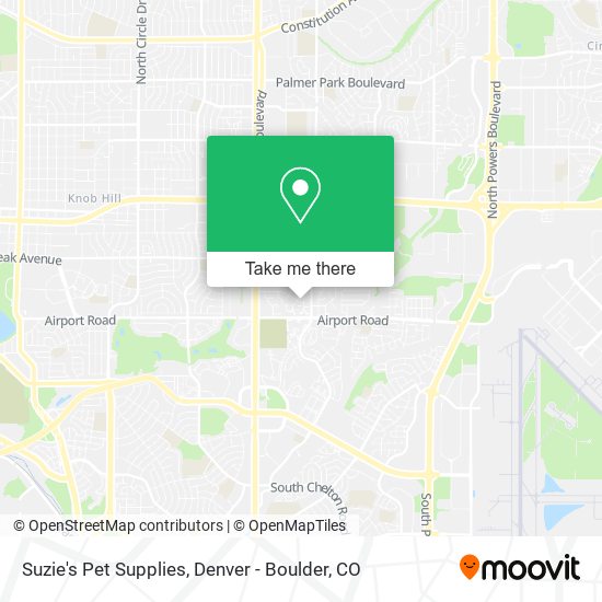 Suzie's Pet Supplies map