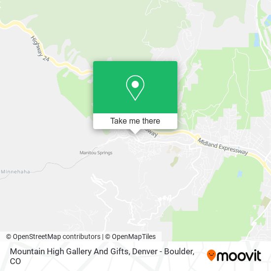 Mountain High Gallery And Gifts map