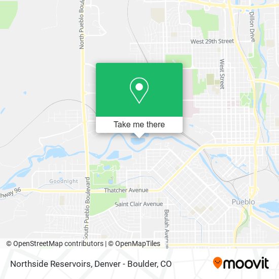 Mapa de Northside Reservoirs