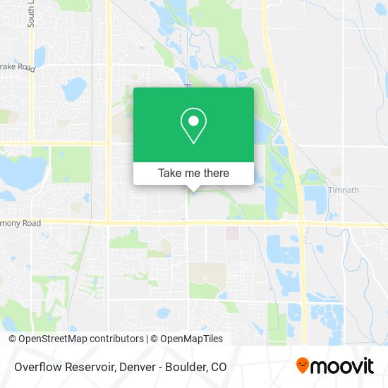 Overflow Reservoir map
