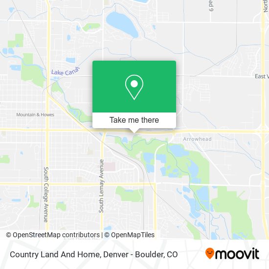 Country Land And Home map