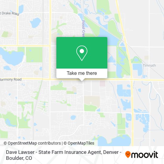 Mapa de Dave Lawser - State Farm Insurance Agent