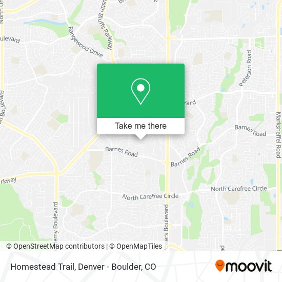 Homestead Trail map