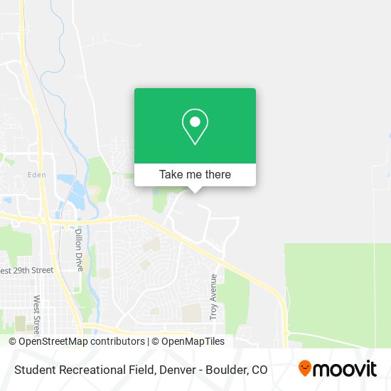 Mapa de Student Recreational Field