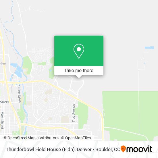 Mapa de Thunderbowl Field House (Fldh)