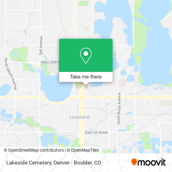 Lakeside Cemetery map