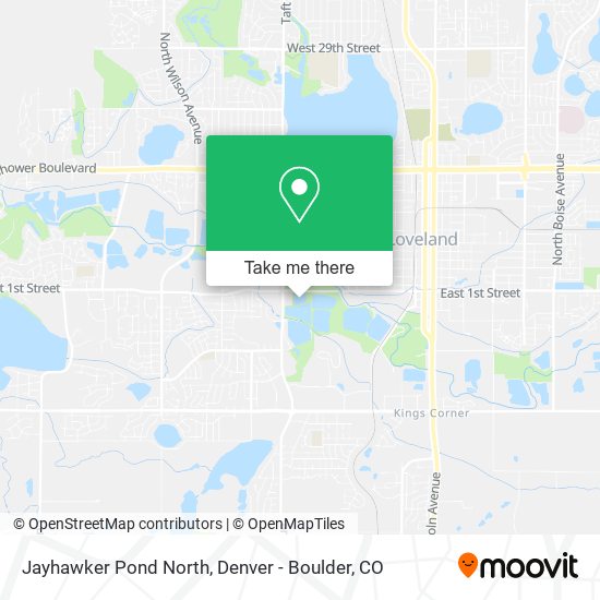 Jayhawker Pond North map
