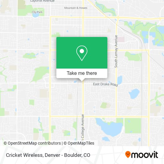Cricket Wireless map