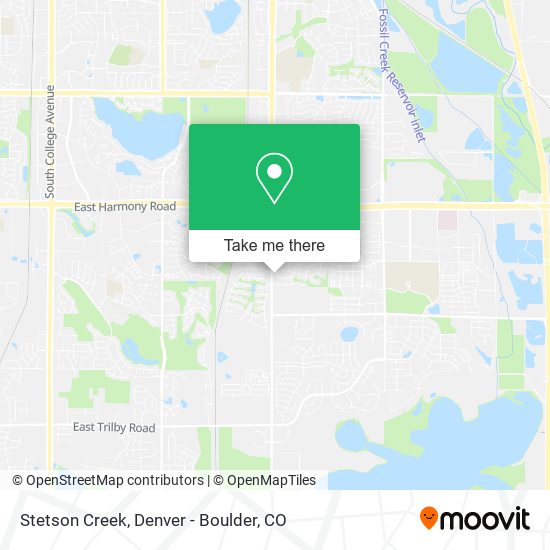 Mapa de Stetson Creek