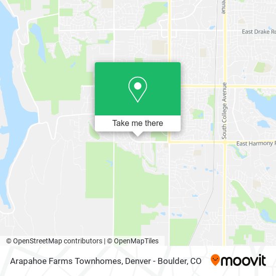 Mapa de Arapahoe Farms Townhomes