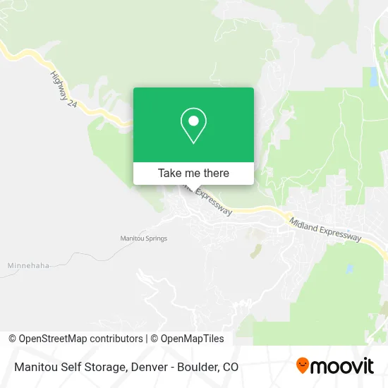 Manitou Self Storage map