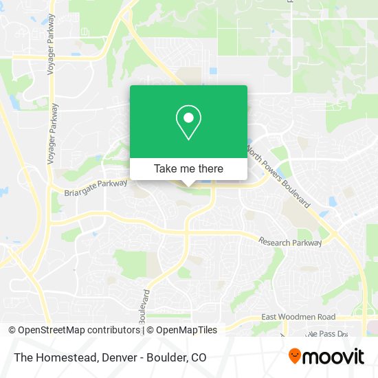 Mapa de The Homestead