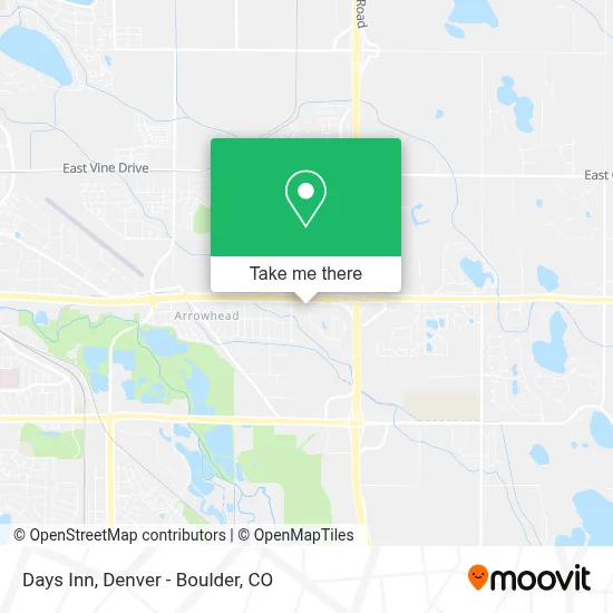 Days Inn map