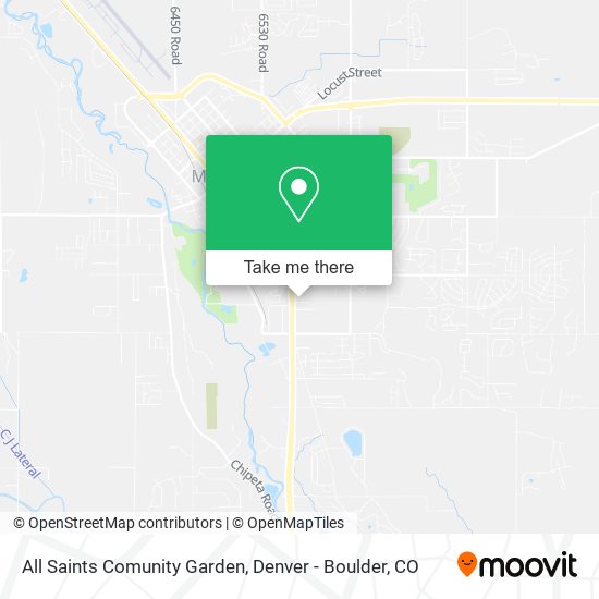 Mapa de All Saints Comunity Garden