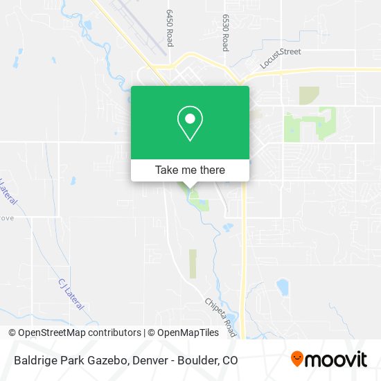 Baldrige Park Gazebo map