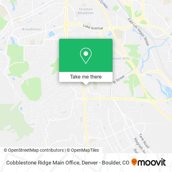 Cobblestone Ridge Main Office map
