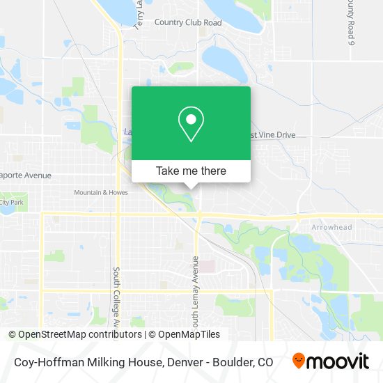 Coy-Hoffman Milking House map