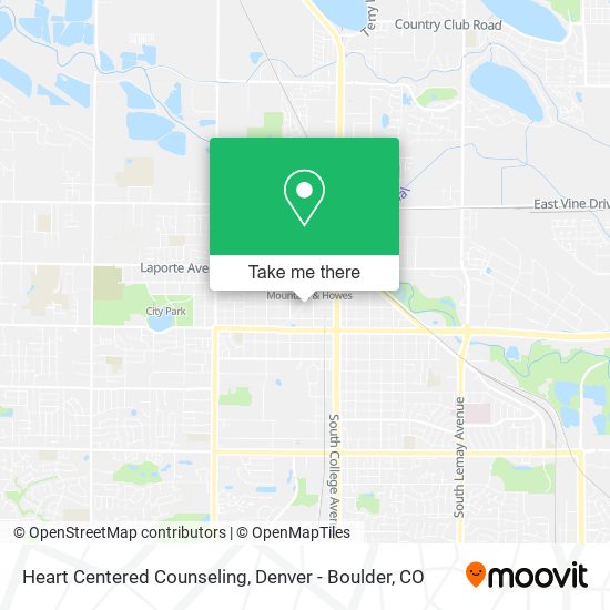 Heart Centered Counseling map