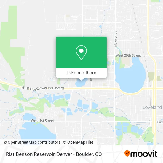 Rist Benson Reservoir map
