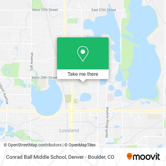 Conrad Ball Middle School map