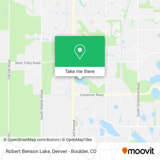 Robert Benson Lake map