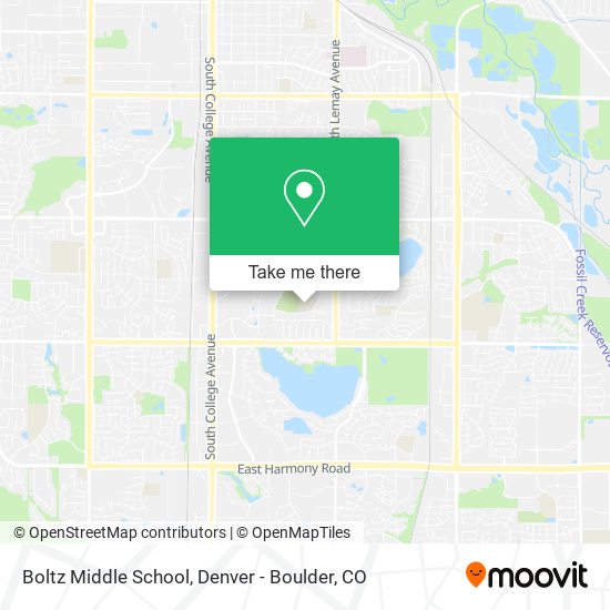 Boltz Middle School map