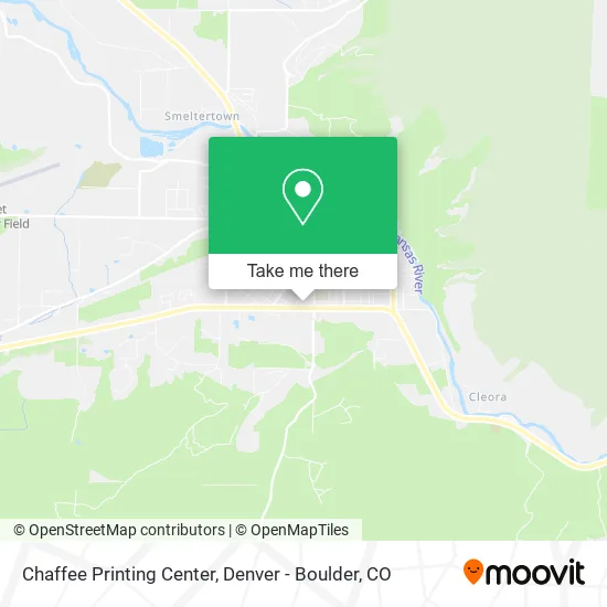 Chaffee Printing Center map