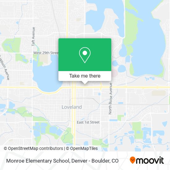 Mapa de Monroe Elementary School