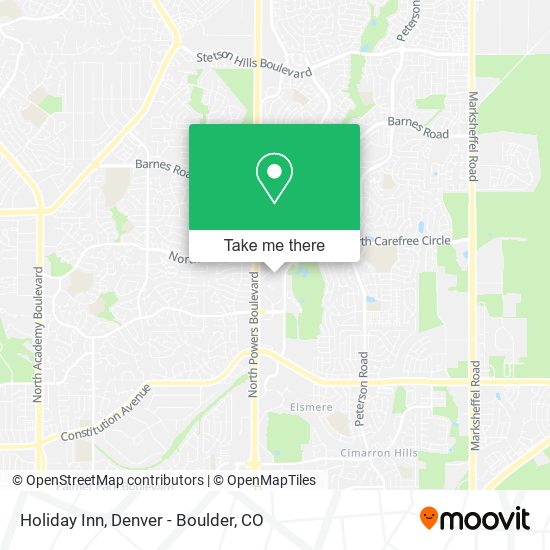 Mapa de Holiday Inn