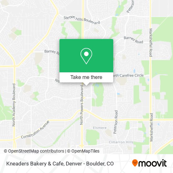 Mapa de Kneaders Bakery & Cafe