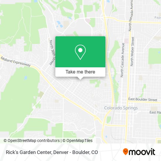 Mapa de Rick's Garden Center