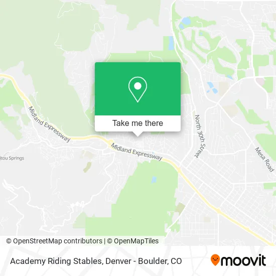 Academy Riding Stables map