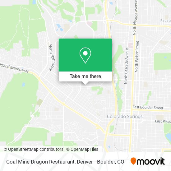 Coal Mine Dragon Restaurant map